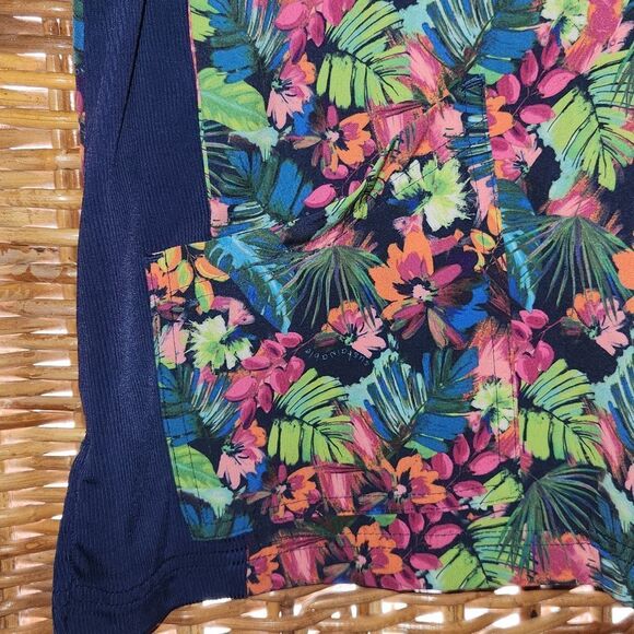 Planet Koi Floral Scrub Top L - Picture 3 of 7